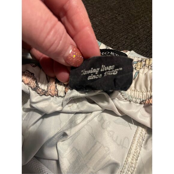 Huna Short Mens Multicolor Surfers Paradise Hawaiian Print Swim Trunk Size XL - Picture 10 of 15